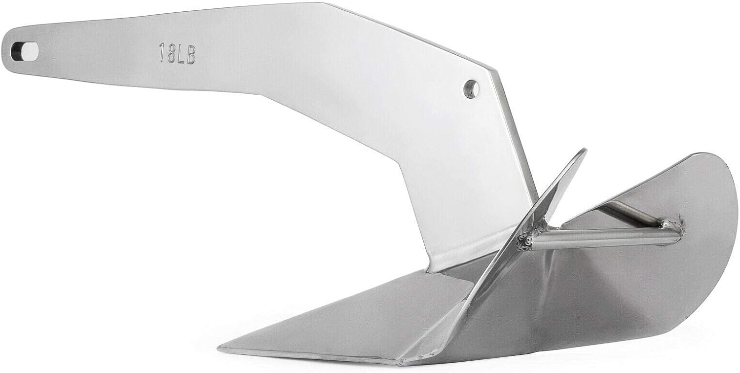 Stainless Steel Delta/Wing Style Boat Anchor Heavy Duty Triangular 11lb / 13lb 16lb /17.5lb 22lb 33lb 35lb Wing Triangle 13 lb/6 kg — image 4