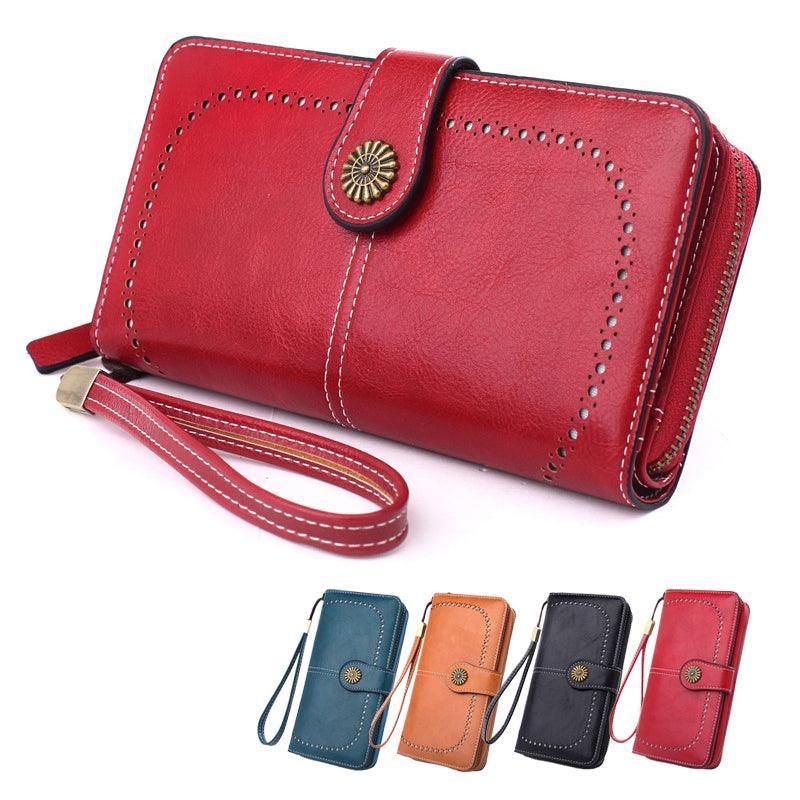 Women Wallets Purse Organizer Pouch Bag Credit Card Cash Holder Case Handbag Au - Brown โ image 3