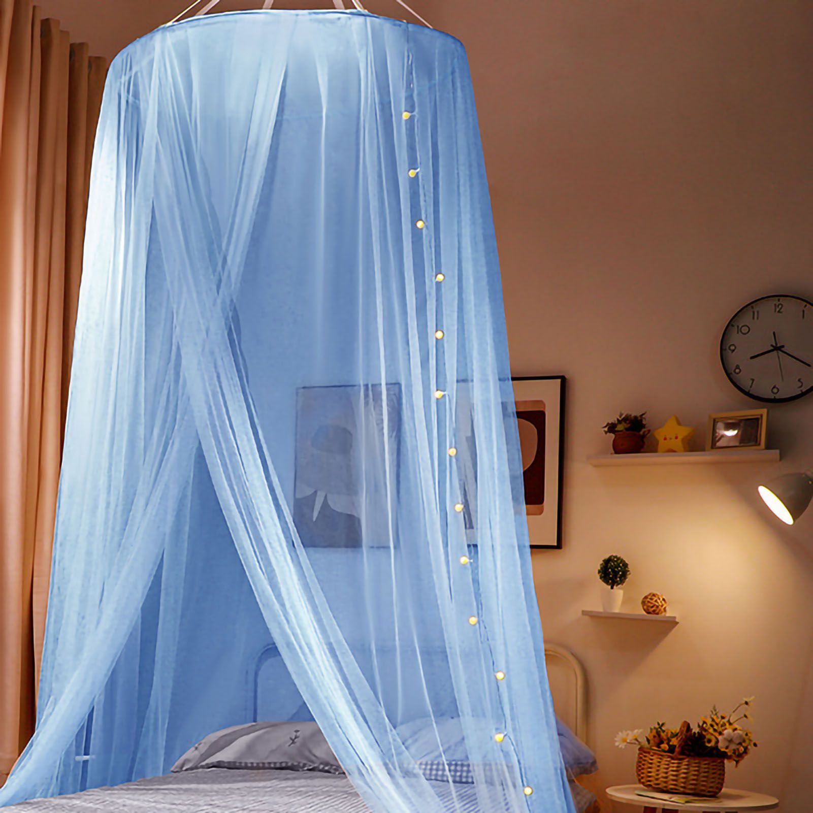 Mosquito Repelling Net Hanging Princess Canopy Insect Protection Room Decoration Hideaway Tent for Bed Kids Type 5 — image 2