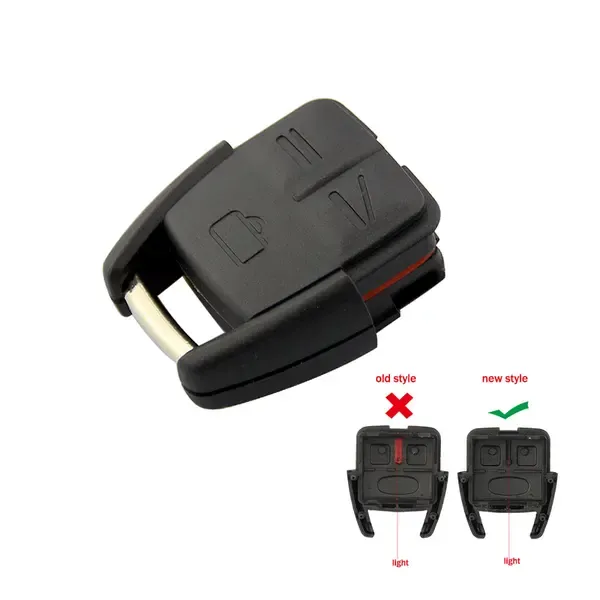 3-Button Car Key Shell Replacement Case with Switch for Opel Vauxhall Astra, Vectra, Zafira, Omega and Frontera, Black โ image 2