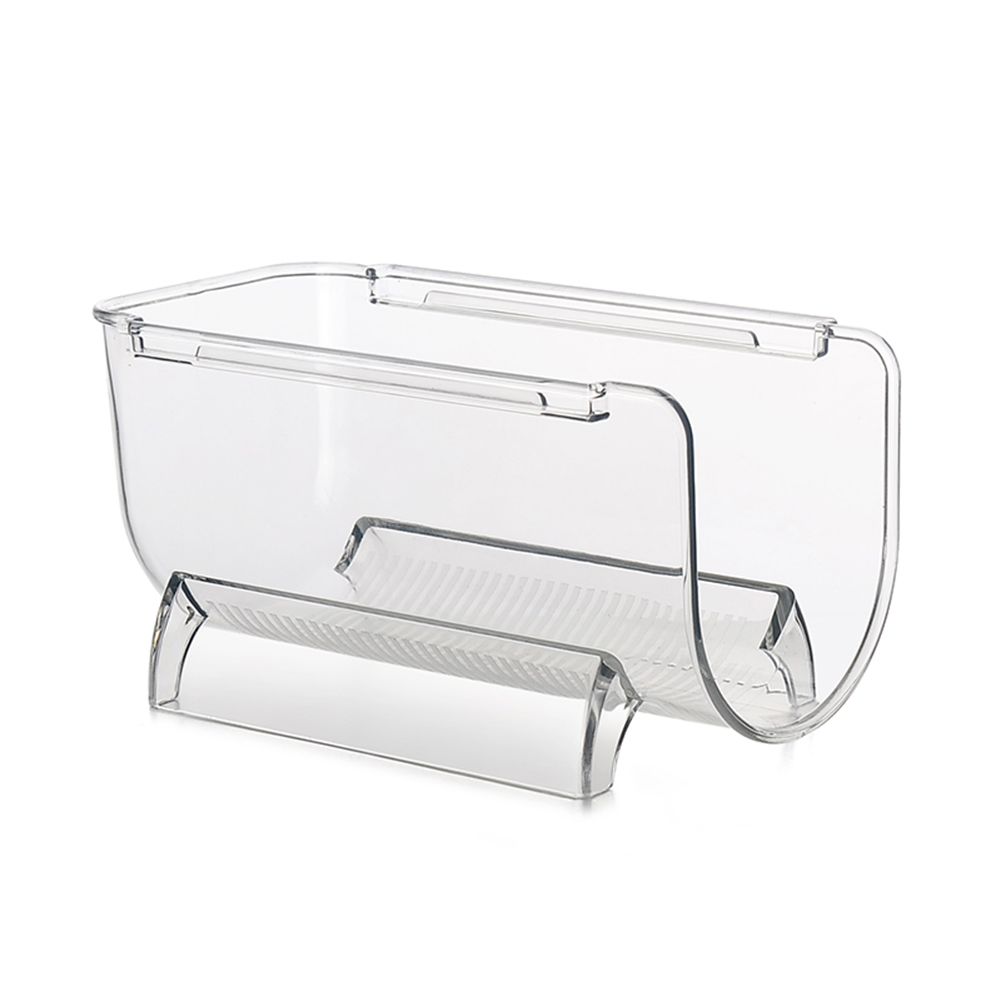 Clear Wine Bottle Organizers Stackable Plastic Wine Rack Holder for Kitchen Countertops Pantry Fridge โ image 2