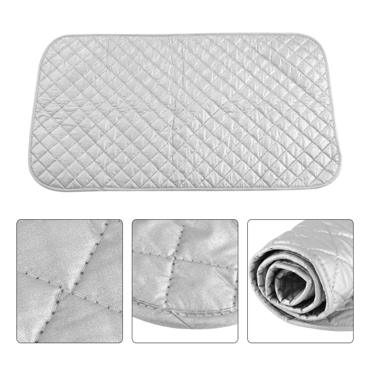 Household Portable Foldable Heat Resistant Ironing Board Mat Non Slip Easy Store — image 6