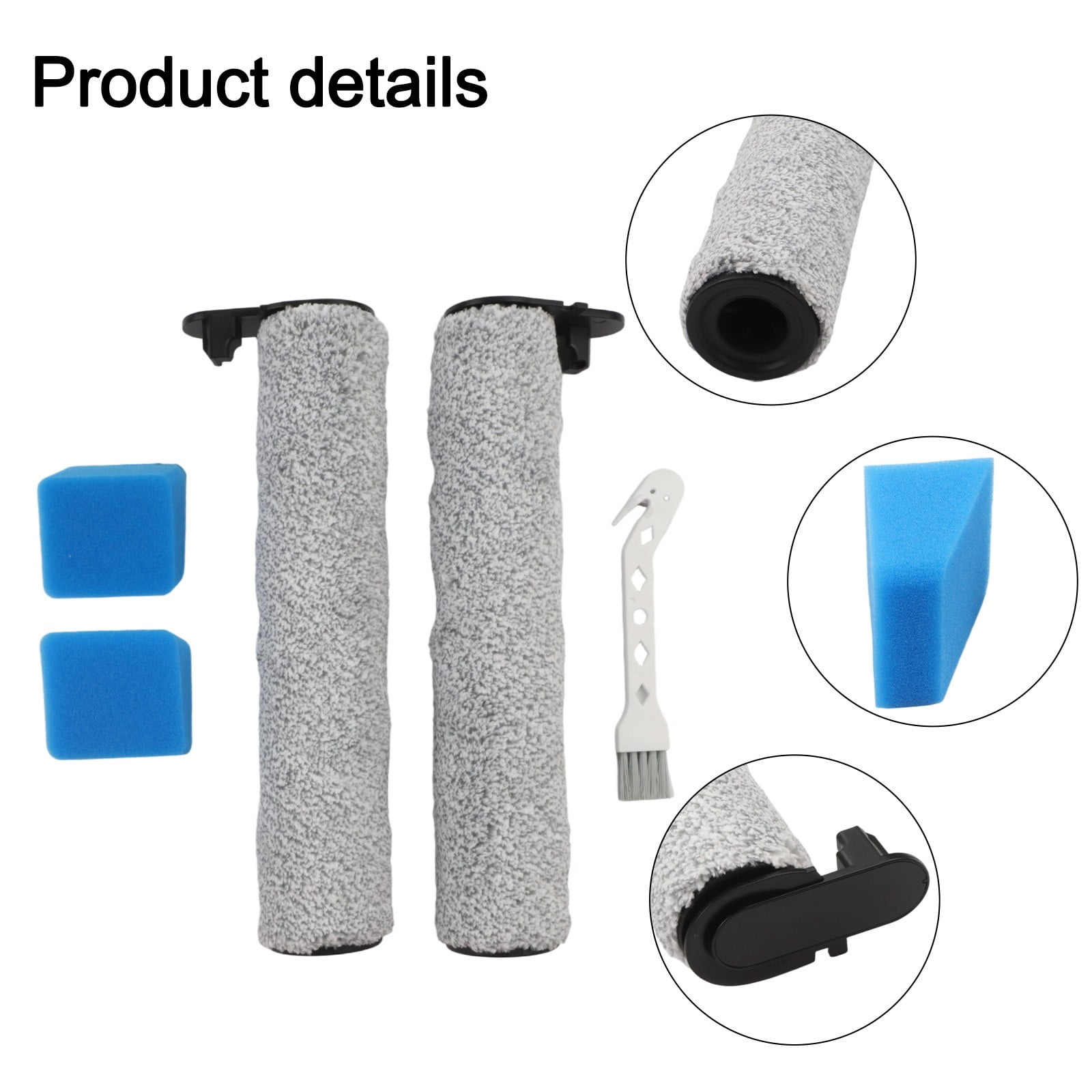 Roller Brush Filter For JONR S20 Pro Cordless Floor Cleaner Vacuum Cleaner Parts For Home Sweeper Accessories Cleaning Brush — image 4