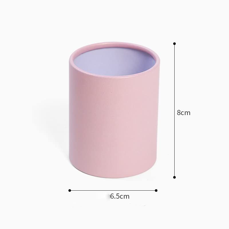 4 Pack Flower Packaging Paper Box Decoration Cylindrical Flower Box Flower Bouquet Packaging (Pink) — image 2