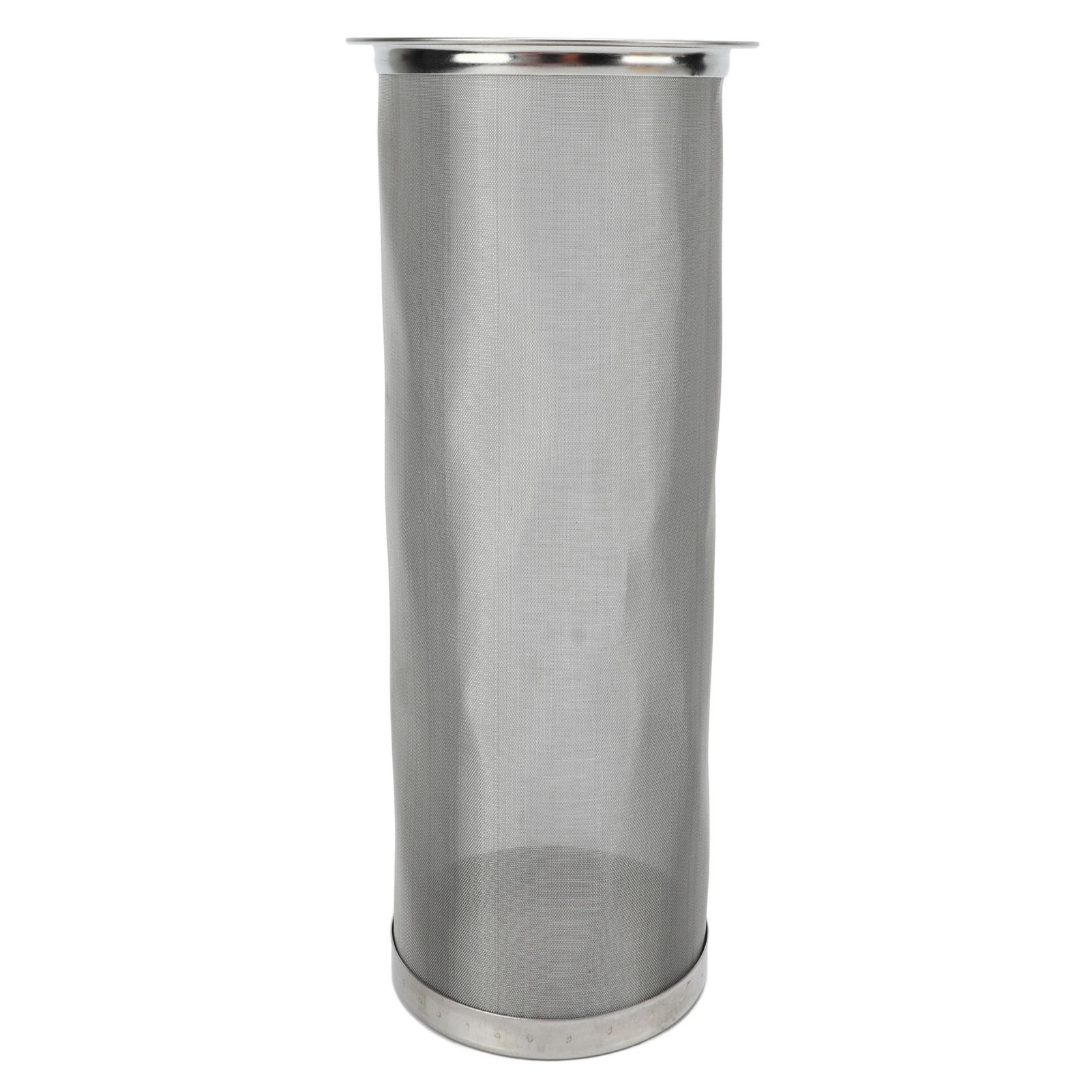 Cold Brew Coffee Filter Stainless Steel Reusable Wide Mouth Mesh Cylindrical Filter with White Gasket for Tea 8x21cm/3.15x8.27in โ image 3