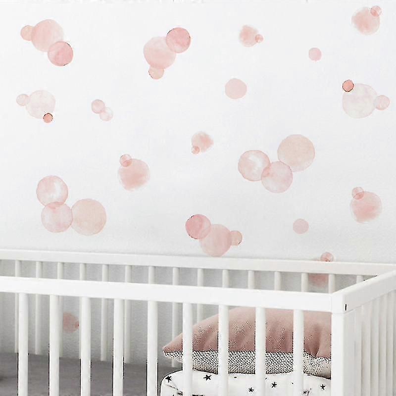 A Set Of Cute Pink Dots Wall Stickers Wall Sticker Wall Decoration — image 3