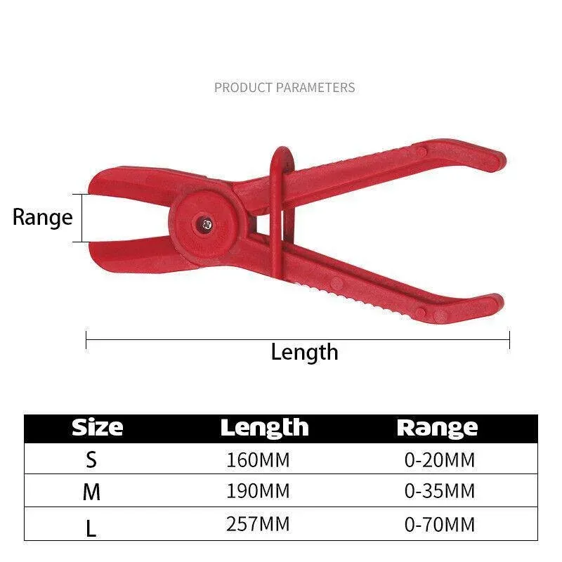 3PCS Nylon Hose Clamp Pliers Set | Flexible Pinch-Off Tool for Fuel Brake Water Lines — image 3