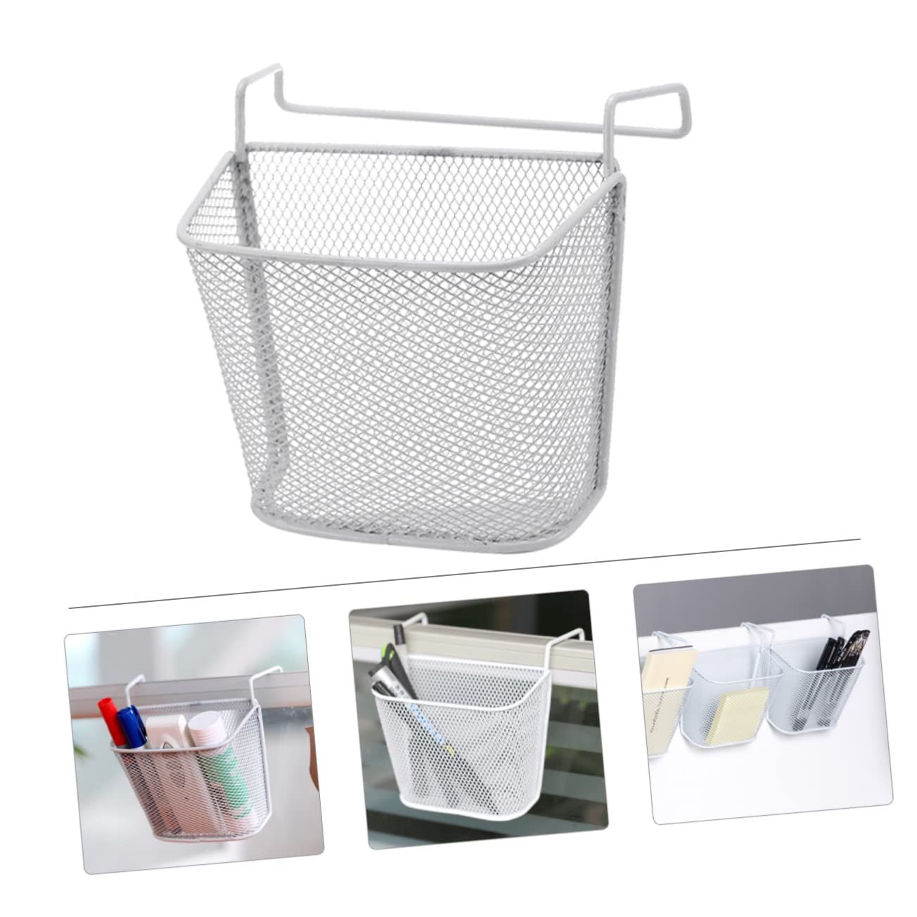 Desk Hanging Basket Shelf Hanging Baskets Under Cabinet Basket Under Pantry Basket Hanging File Office Storage Shelves — image 3