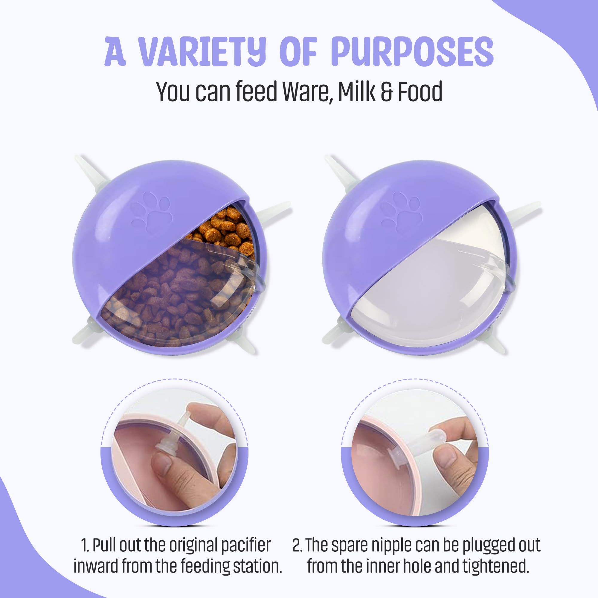 Puppy Feeders for Multiple Puppies - Puppy Feeder - Puppy Milk Feeder - Puppy Nursing Station - Puppy Feeding Station — image 4