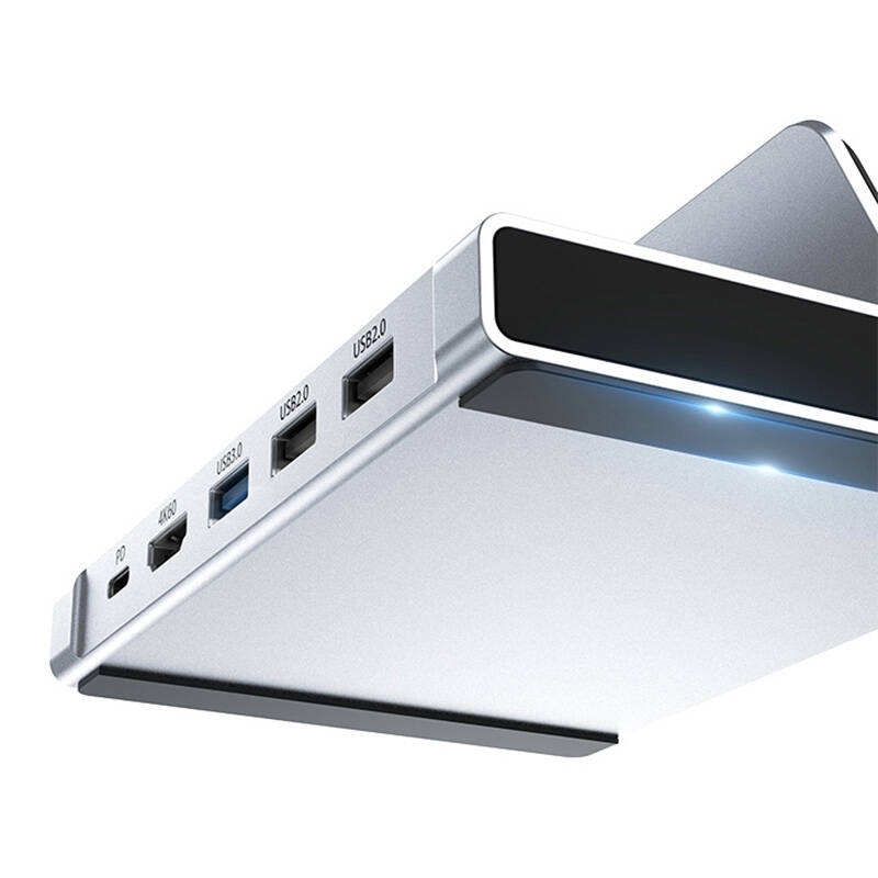 CHOETECH HUB-M77-GY PD100W 5-in-1 USB-C PD+HDMI+USB 3.0A/F+USB2.0 Steam Deck Docking Station โ image 3