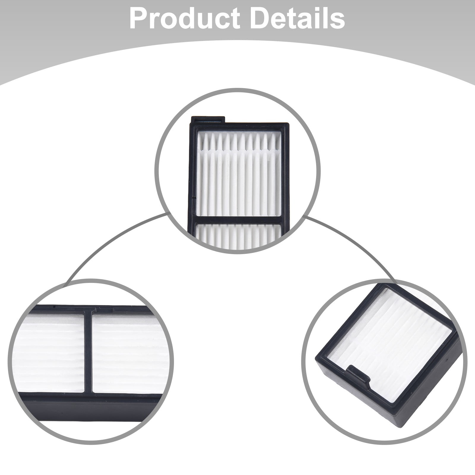 Pack 2 Filters For Solids Tank For Cecotec For Conga Series 6090 And 7090 Household Supplies Cleaning Vacuum Parts Accessory — image 4