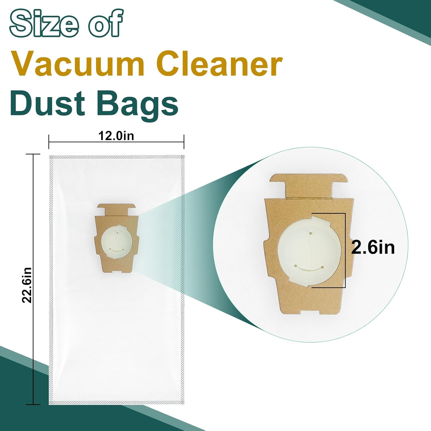 15 Pack Vacuum Cleaner Dust Bag Replacement for Kirby Part 205811 204814 204811 Compatible with Kirby All Generation & Sentria Vacuum Models by — image 5