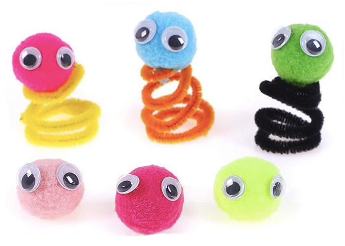 Pipe Cleaners Craft Kit with Moving Eyes and Balls, MultiColor — image 5