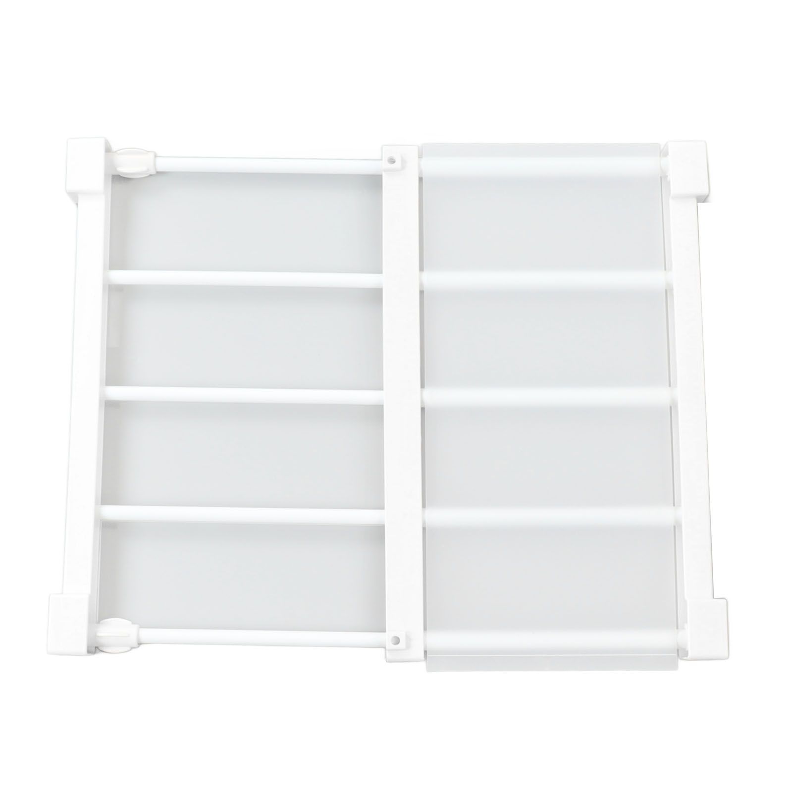 Tension Rod Shelf 14.2 Inch Width Nail Free Expandable Storage Rack for Cabinet Wardrobe 30 to 40cm /11.8 to 15.7in — image 3