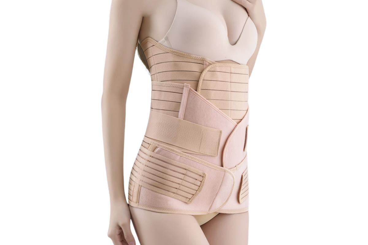 3 in 1 Postpartum Belly Band Waist Shapewear support Girdle After Birth Support - Cuticolor & 2XL