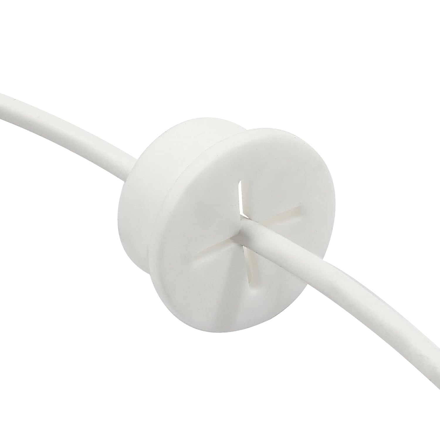 12pcs 3/4 Inch (20mm) Rubber Desk Grommet, Flexible Desk Hole Cover Plug Wire Management Cable Cord Pass Through for Office Home Equipment (White) — image 4
