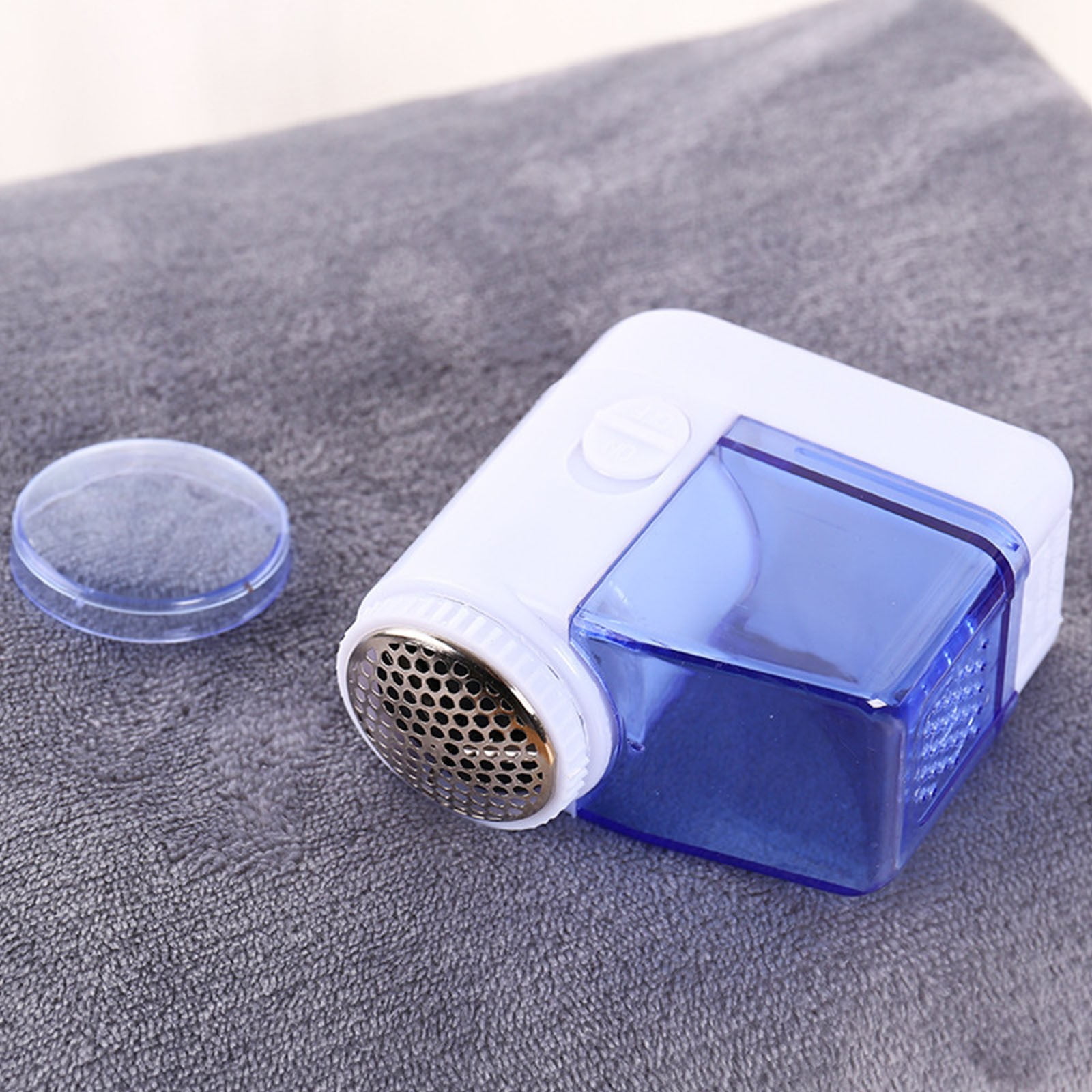 Fabric Shaver And Lint Remover, Fabric Shaver, Sweater Defuzzer With Stainless Steel Blades, Portable Fabric Fuzz Remover, Blue, 7 x 7 cm โ image 5