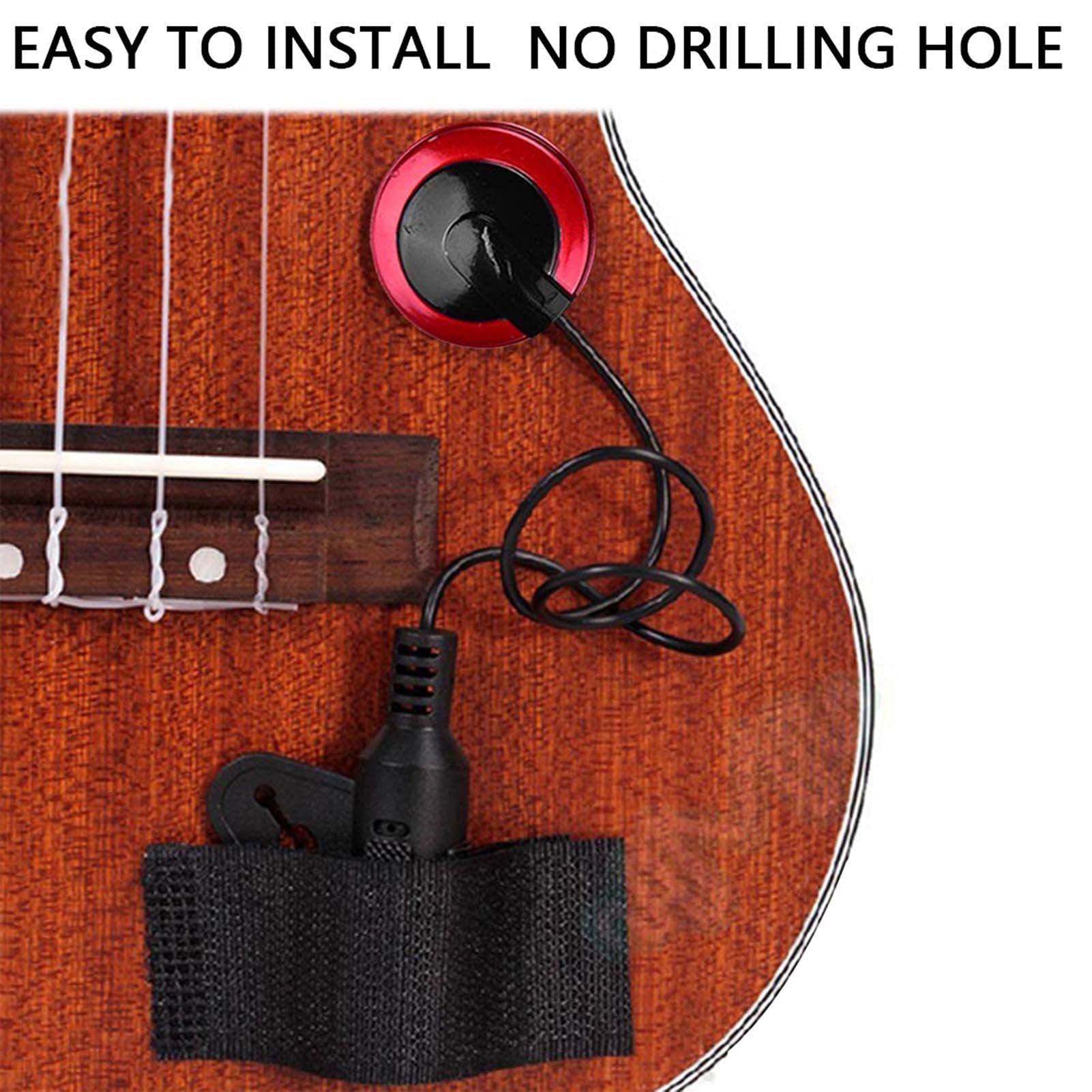 Contact Microphone Pickup for Acoustic Classic Guitar Violin Musical Instruments, Can Pick up Clear and Accurate Sound Pickup — image 5