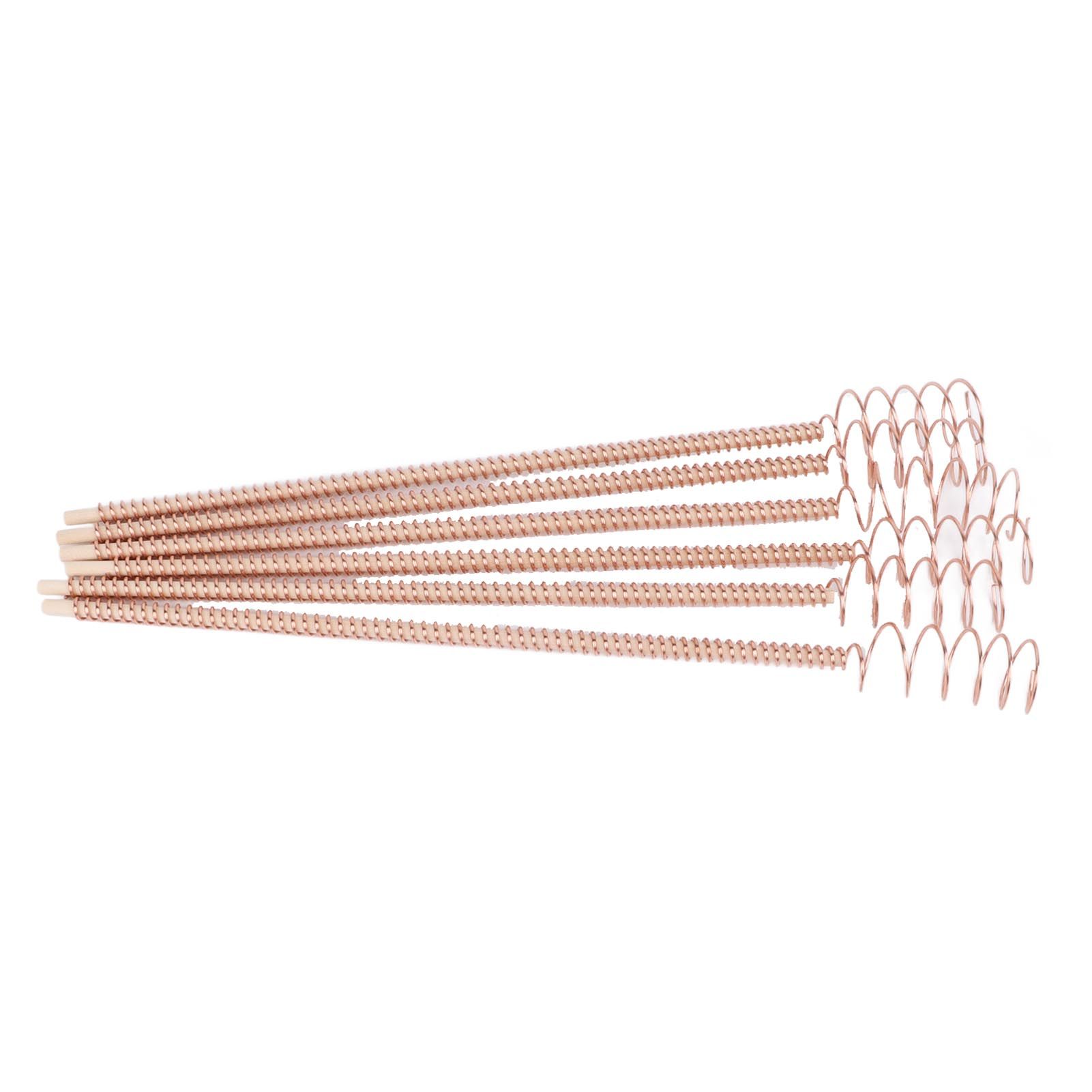 6PCS Electroculture Plant Stakes 12 Inch Natural Wood Stake Wrapped with Pure Copper Coil Gardening Antennas for Growing Garden Plants Vegetables — image 6