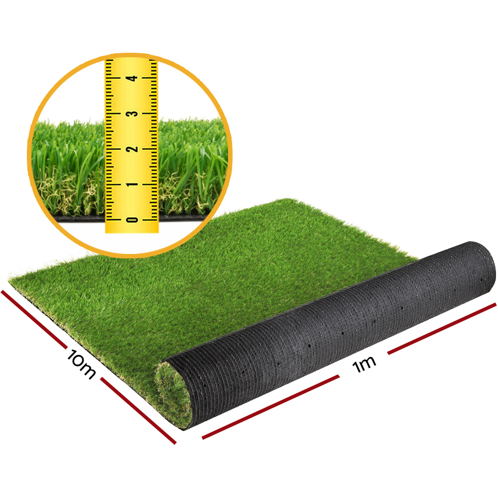 Prime Turf Artificial Grass 20SQM 20mm Synthetic Fake Lawn Turf Plant Plastic 4-coloured 1mx10m โ image 2