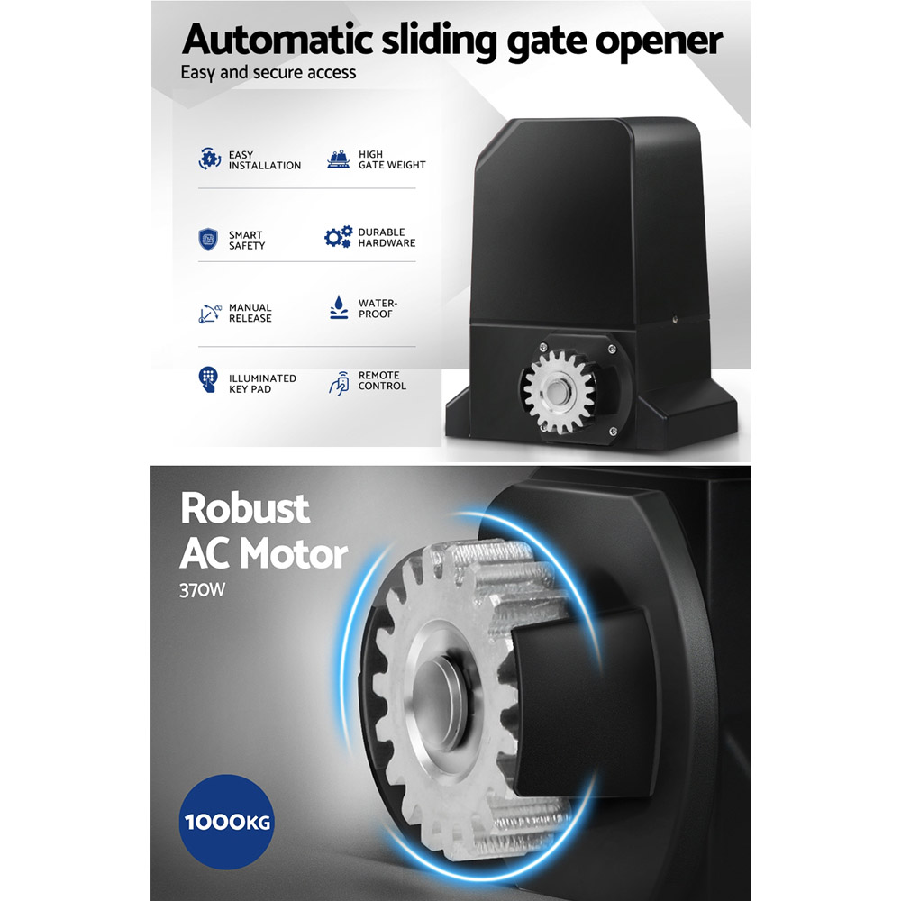 LockMaster Automatic Sliding Gate Opener Kit Keypad 4M 1000KG โ image 4