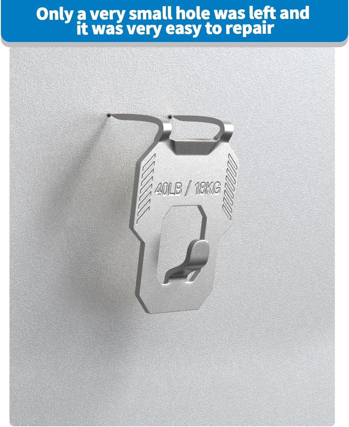 20 Piece Picture Hanging Hooks for Drywall Holds up to 18 kg — image 5