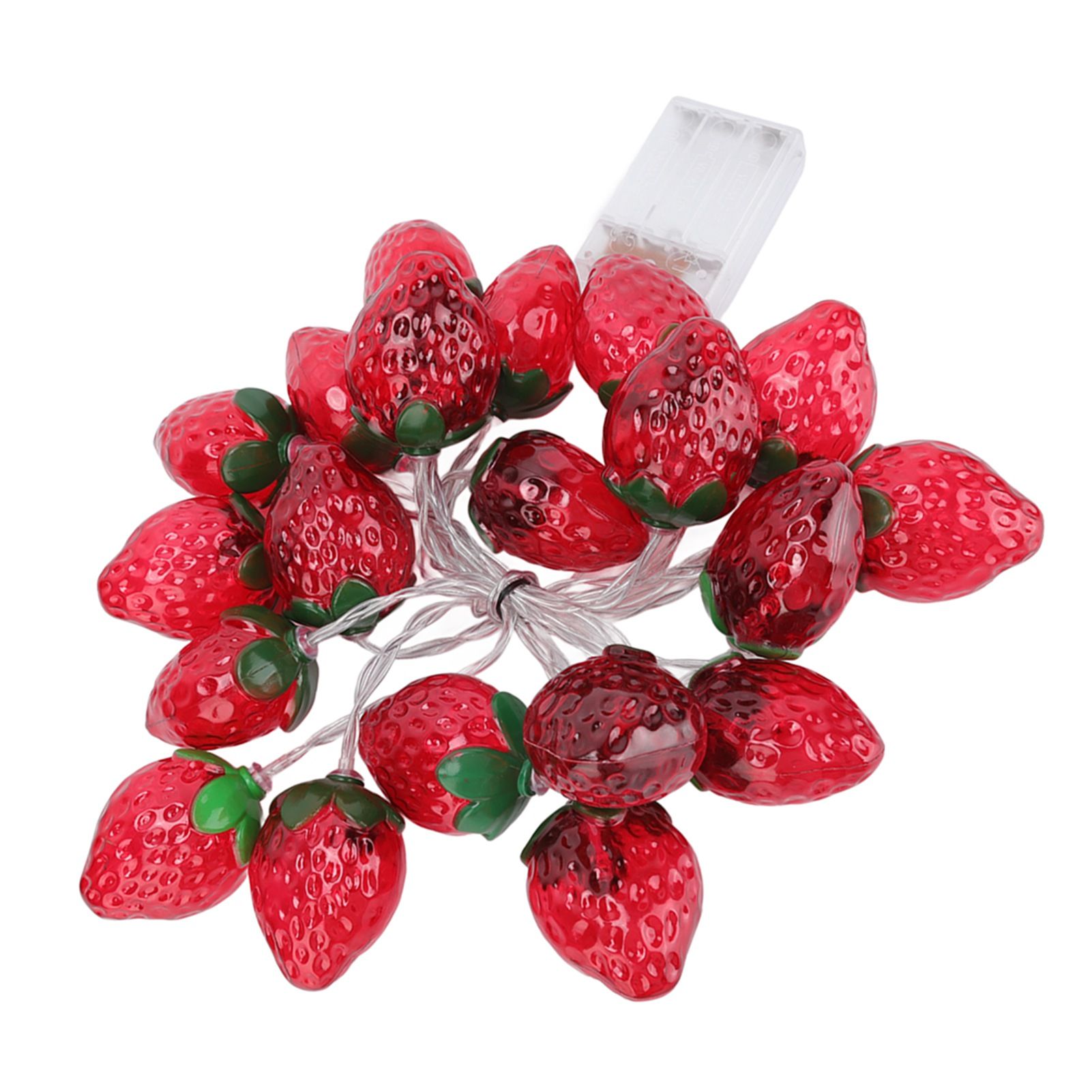 9.8ft 20LEDs Fruit String Lights Battery Operated Strawberry Lamp String Lights for Christmas Parties โ image 3