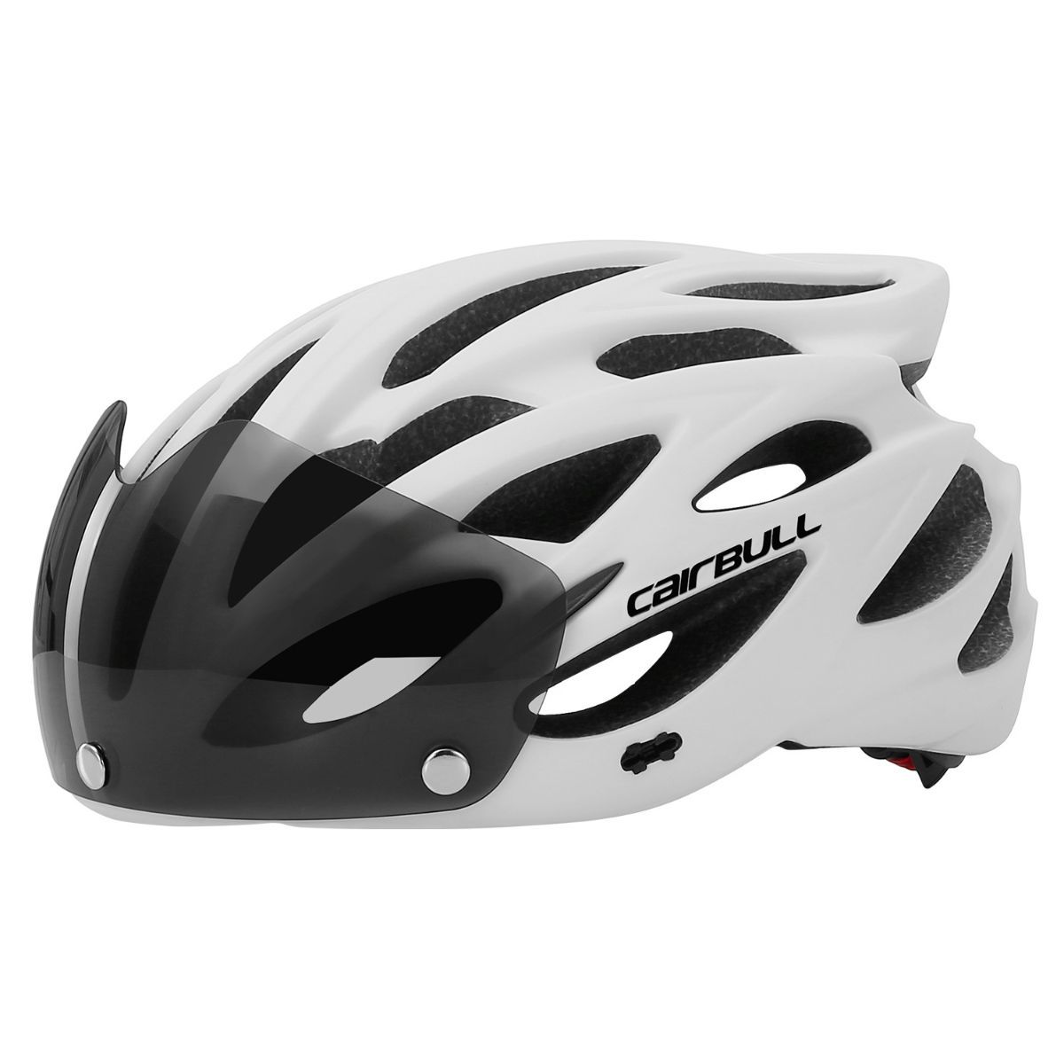 Road Bike Helmet Mountain Bike Helmet Cycling Helmet With Visor Bicycle Helmet - Gray - Size L59-61CM โ image 2