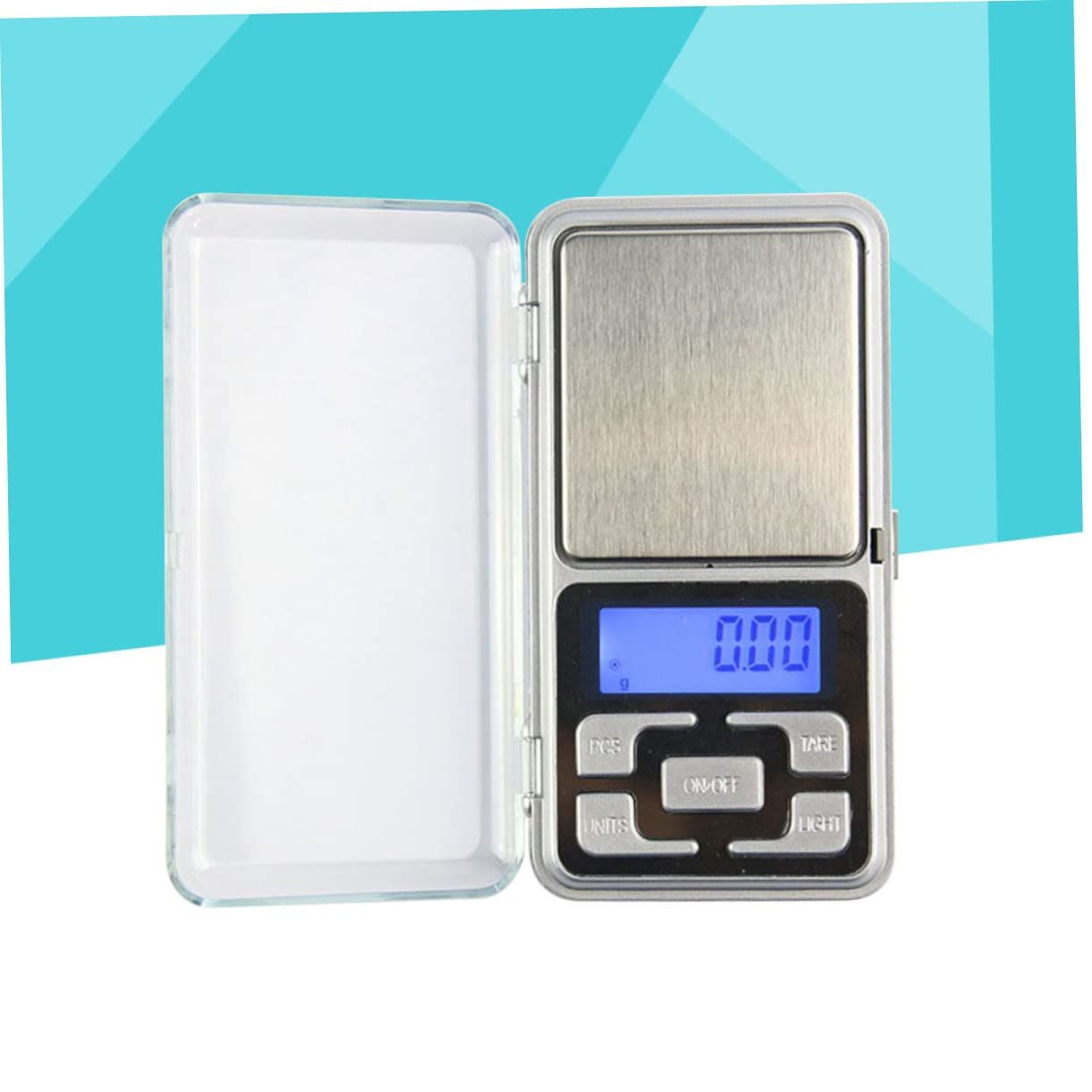 High Accuracy Mini Electronic Digital Pocket Scale Jewelry Weighing Balance Portable 500g/0.1g Counting Function Blue LCD โ image 2