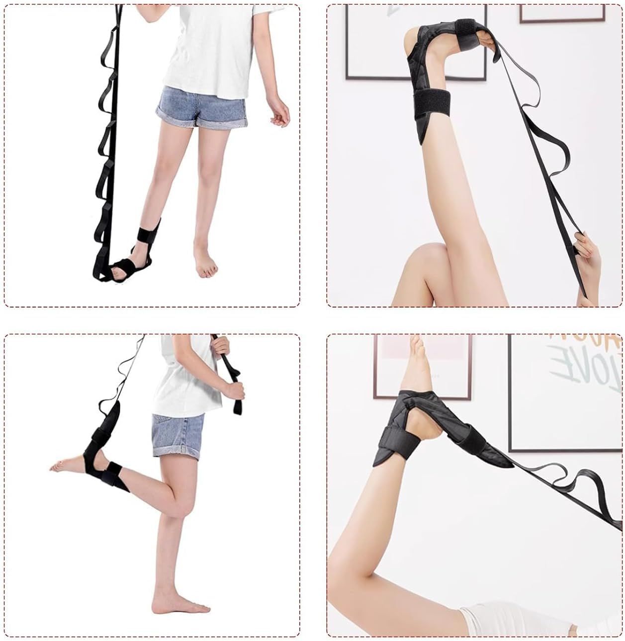Yoga leg and foot stretches, calf and foot stretchers, fascia stretchers and plantar fasciitis stretchers for plantar fasciitis — image 4