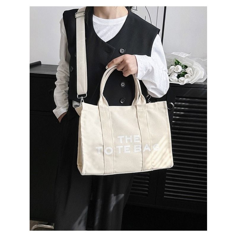 （blue） Women's European And American Fashion Handbag Niche Printed Letter Crossbody Bag Design Studio Tote Bag — image 2