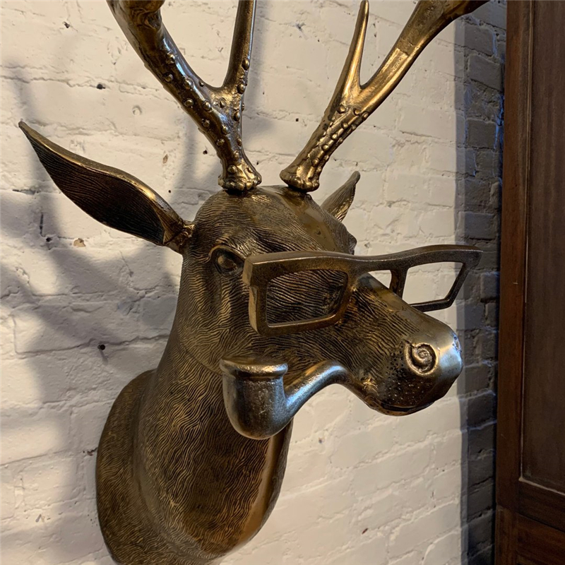 Frankie Stag Animal Resin Hanging Ornament Wall Art Front Door Decorative Pendant Housewarming Gift Deer โ image 5