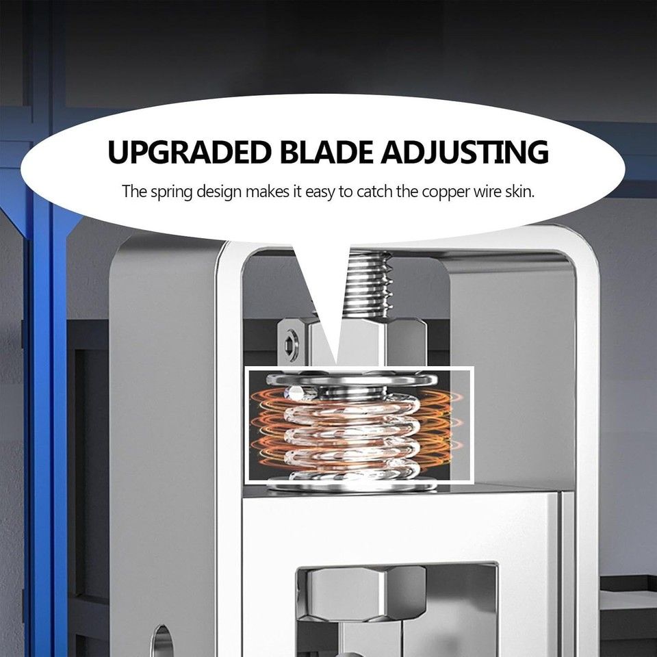 Manual & Electric Wire Stripping Machine Cable Cutter Copper Peeling Stripper AU — image 3