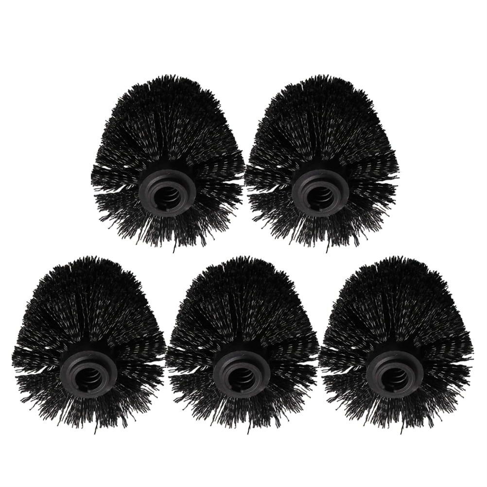 5 Pcs Brush Head Toilet Eco Refills Scrubber Heads Brushes Bowl Black โ image 4