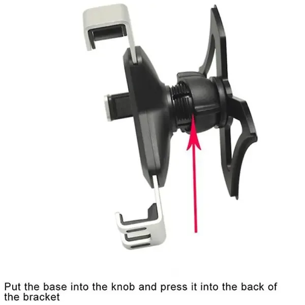 For- A3 8v S3 2014-2019 Mobile Phone Holder Mobile Mount Car Mount Accessories Black, Replacement Part, Made of Aluminum — image 3