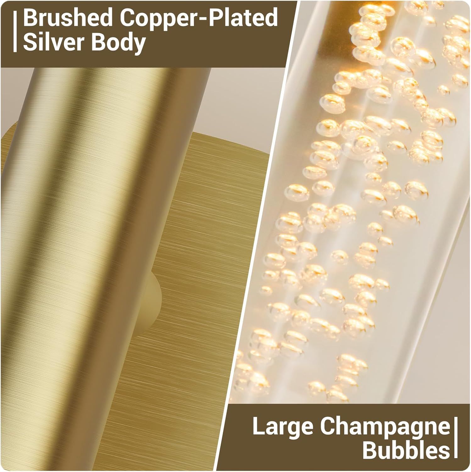 Gold Battery Operated Wall Sconce Set of 2, Rechargeable Wireless Wall Lights with Remote and Touch, 360° Rotatable Sconces Wall Decor for Bedroom Living Room — image 5