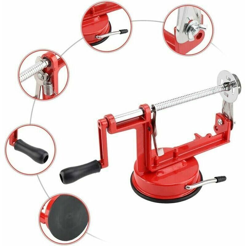 Spiral Cutter Potato Chips Cutter Stainless Steel Potato Peeler Fruit Corer Stir Slicer Cutter, Potato Chips Machine, Tornado Chips โ image 2