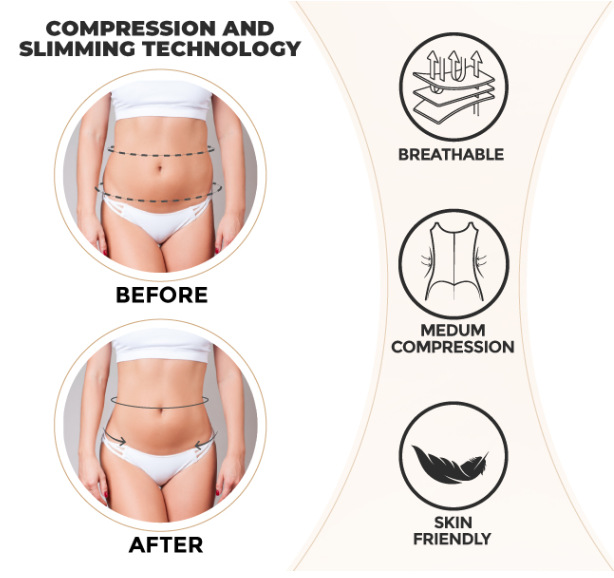 6XL Black Women's Seamless Body-Shaping Onesie with Zipper - Abdomen Slimming and Hip Lifting — image 3