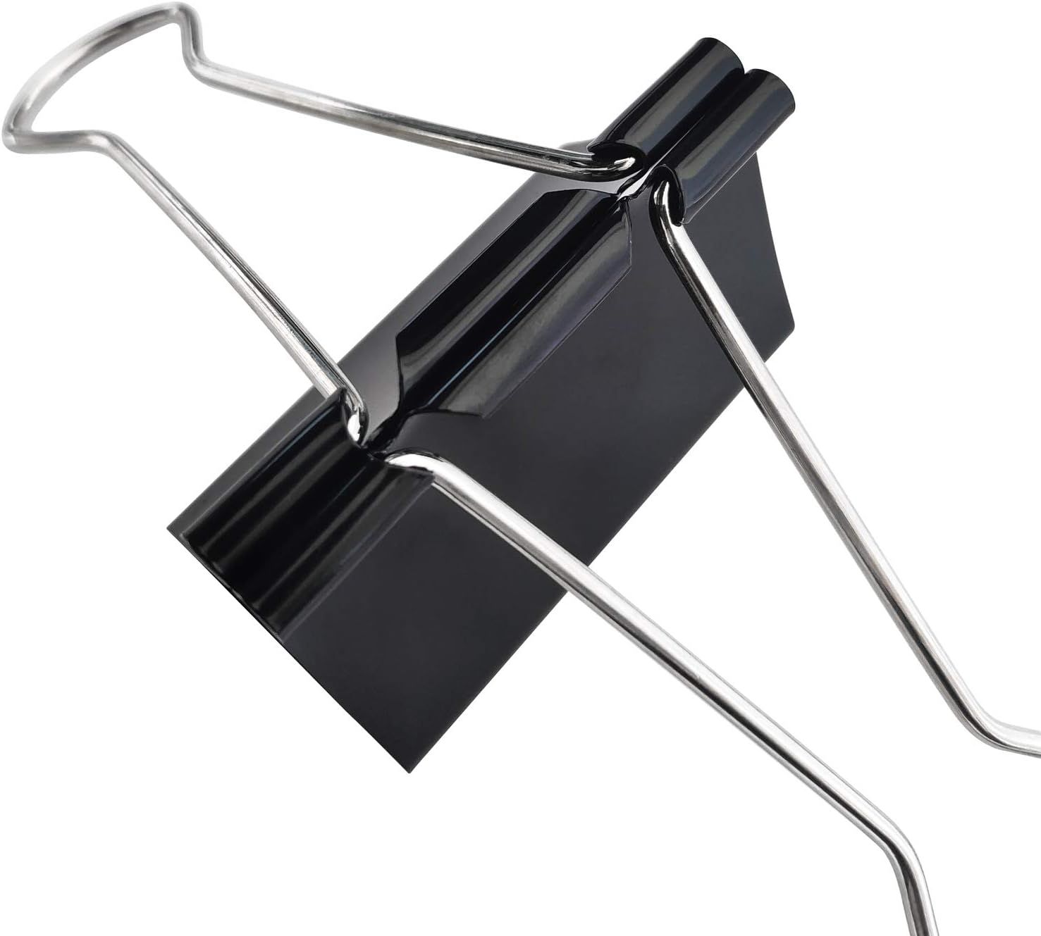 Extra Large Binder Clips 2.4-Inch (12 Pack), Big Paper Clamps for Office Supplies, Black โ image 6