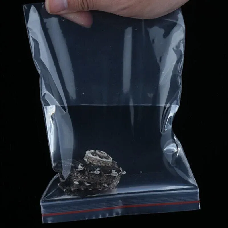 100X Bulk Clear Resealable PE Plastic Zip Bags - 4*6cm โ 1PC Sample Only โ image 5