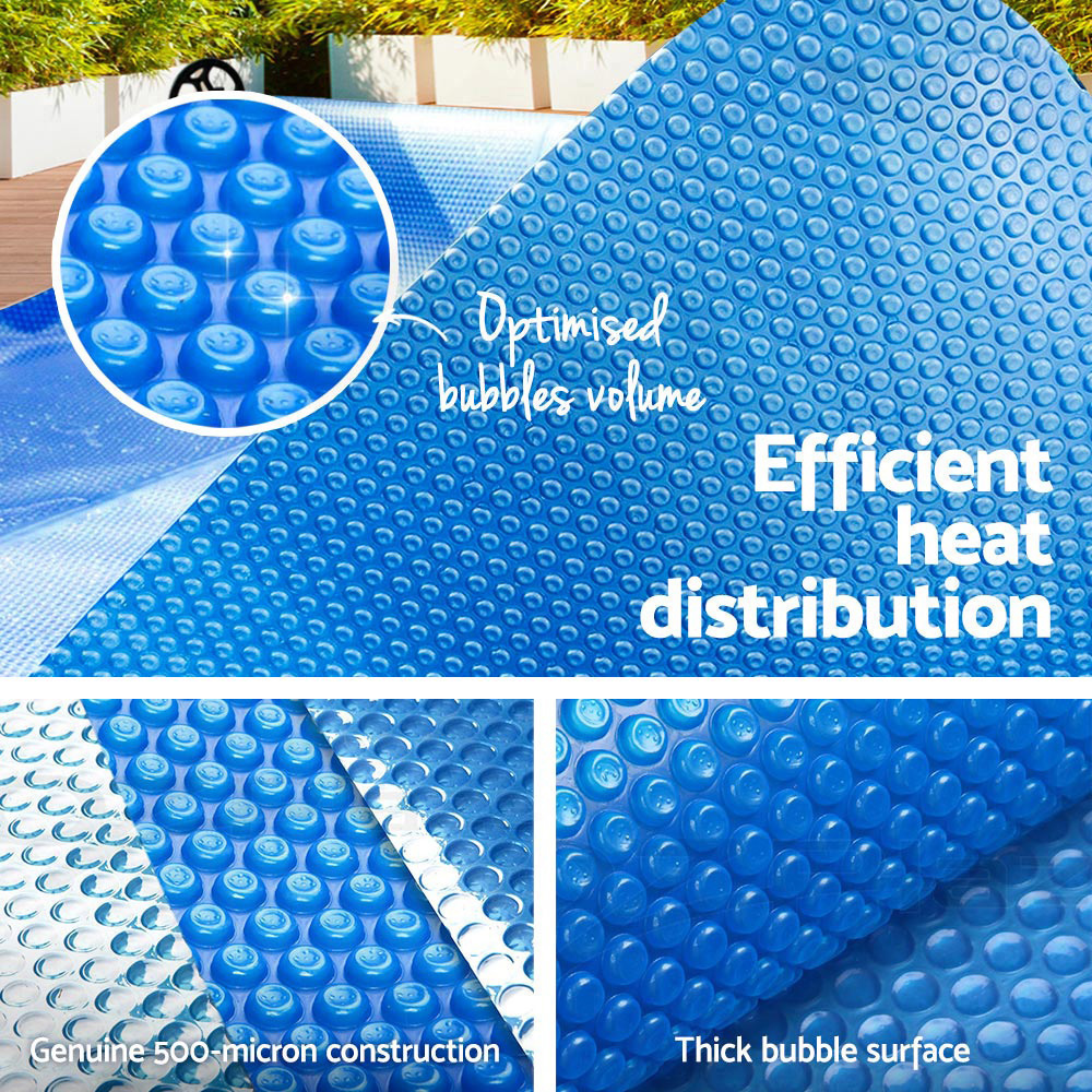 Aqua Buddy Pool Cover 500 Micron 11x4.8m Swimming Pool Solar Blanket Blue โ image 4
