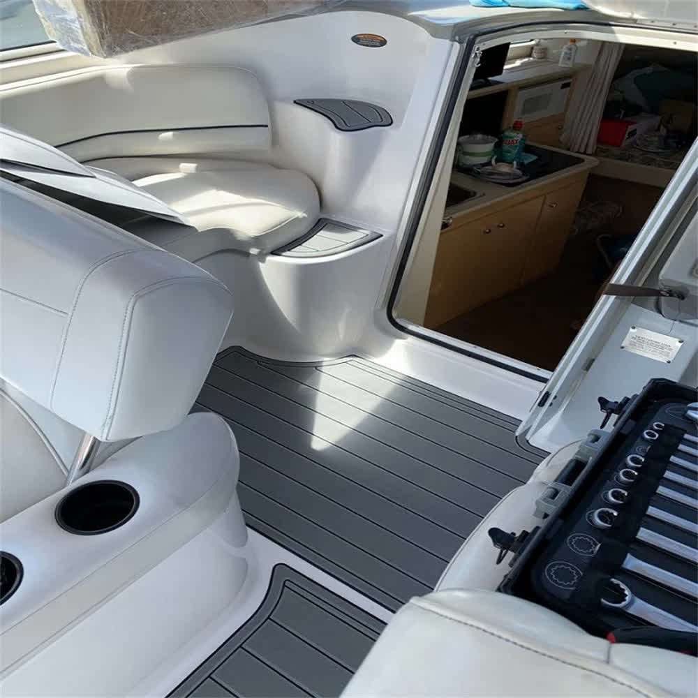 2000 Bayliner 2855 Swim Platform Cockpit Boat EVA Faux Foam Teak Deck Floor Pad โ image 5