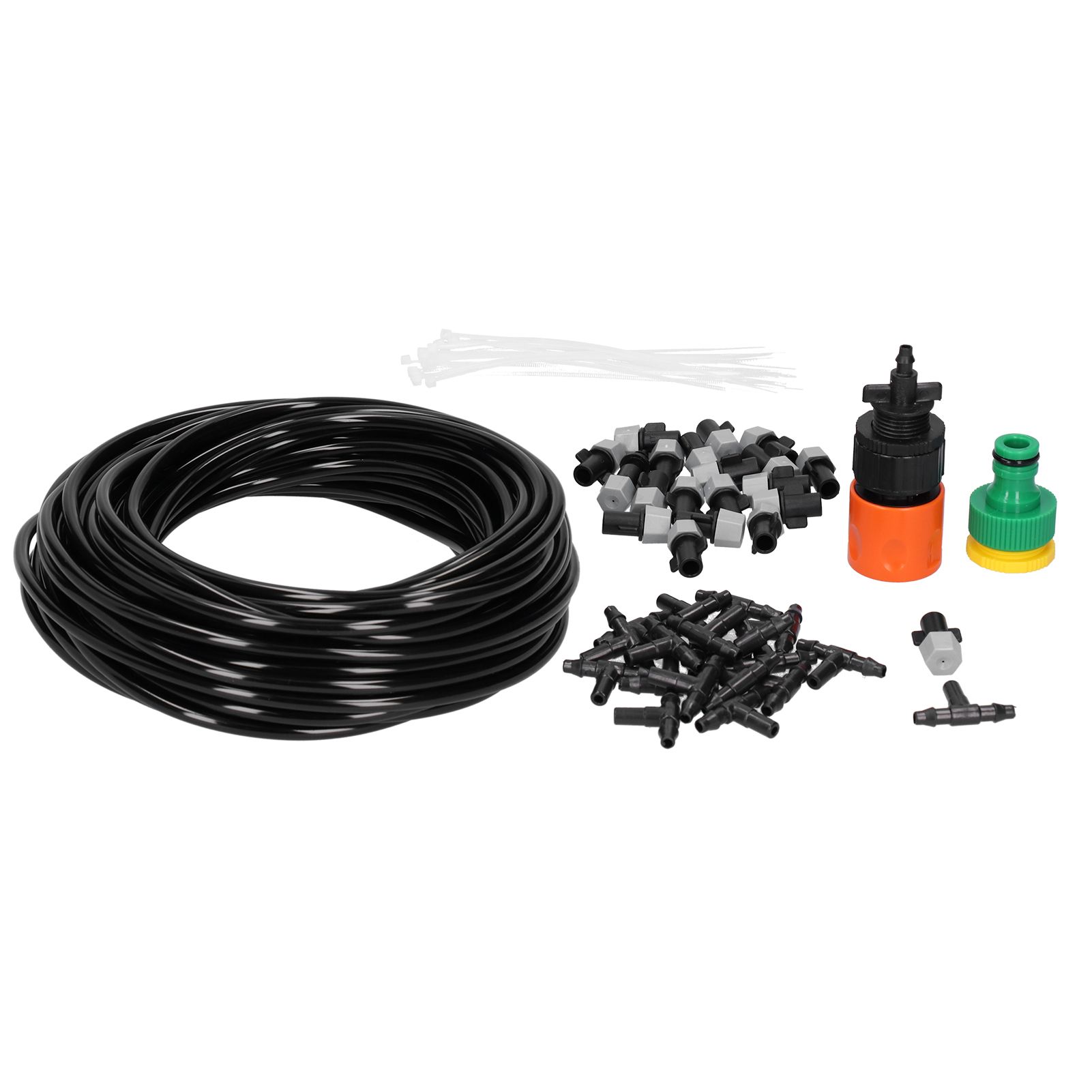 15m Water Misting Cooling System Garden Irrigation Sprinkler Nozzle Set Micro Irrigation — image 6