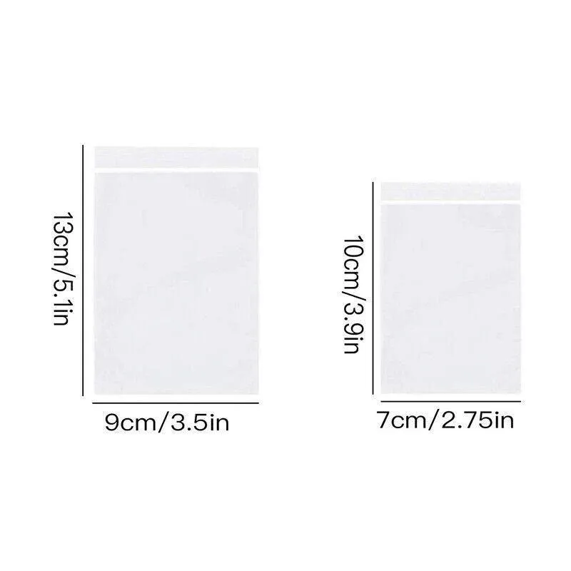 100X Bulk Clear Resealable PE Plastic Zip Bags - 4*6cm โ 1PC Sample Only โ image 4