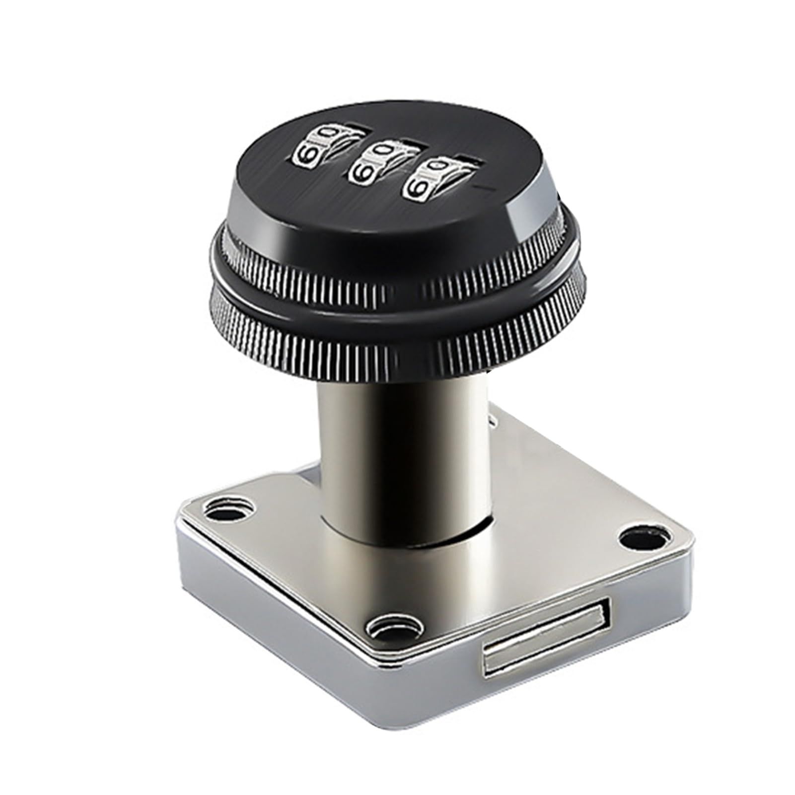 Mechanical Lock Drawer Office Cabinet Mechanical Lock 3-Digit Design Daily Use 1 Set Black Digital Password Lock Thickened