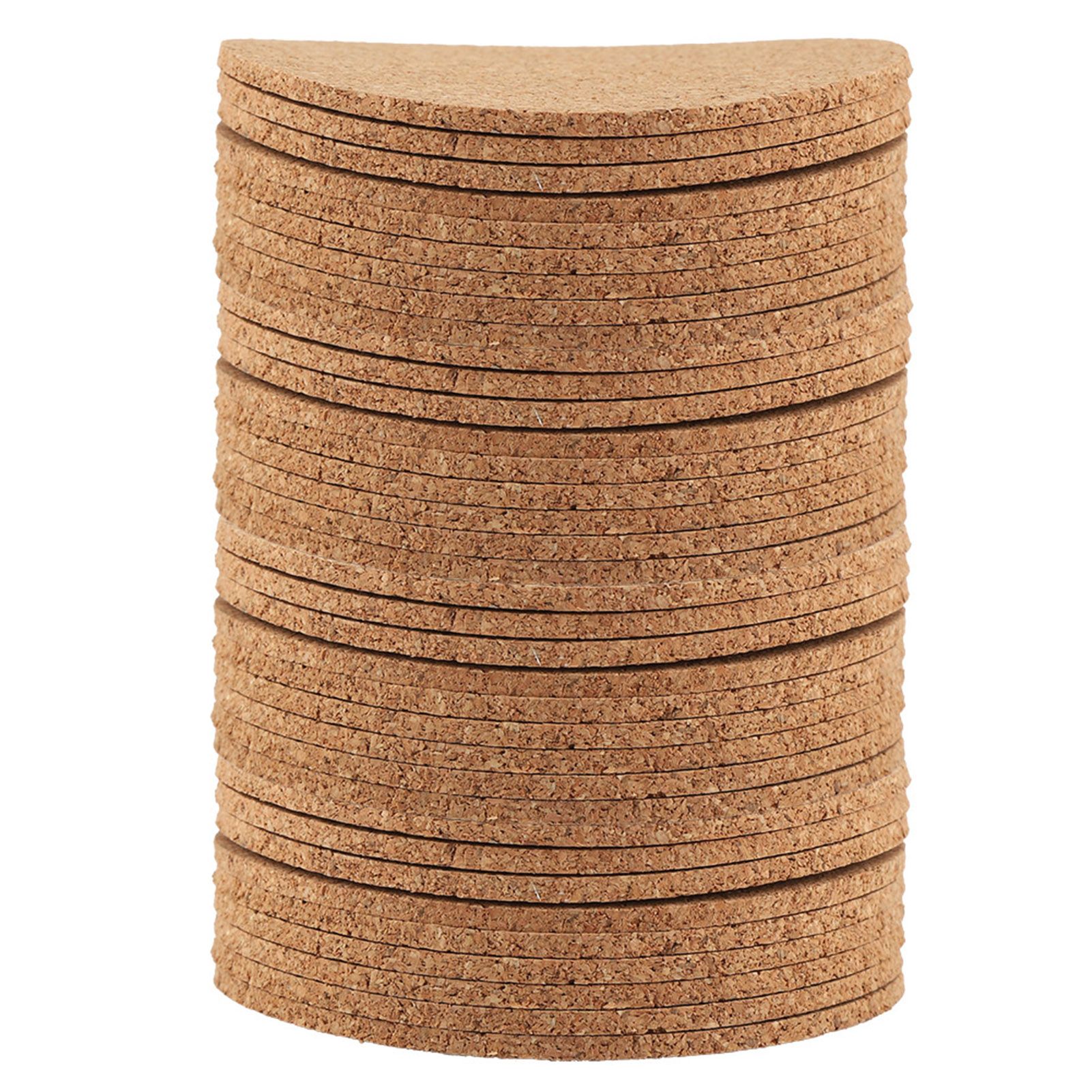 50Pcs Wood Drink Coaster Tea Coffee Cup Mat Pad Wood Tableware Home Decor — image 3