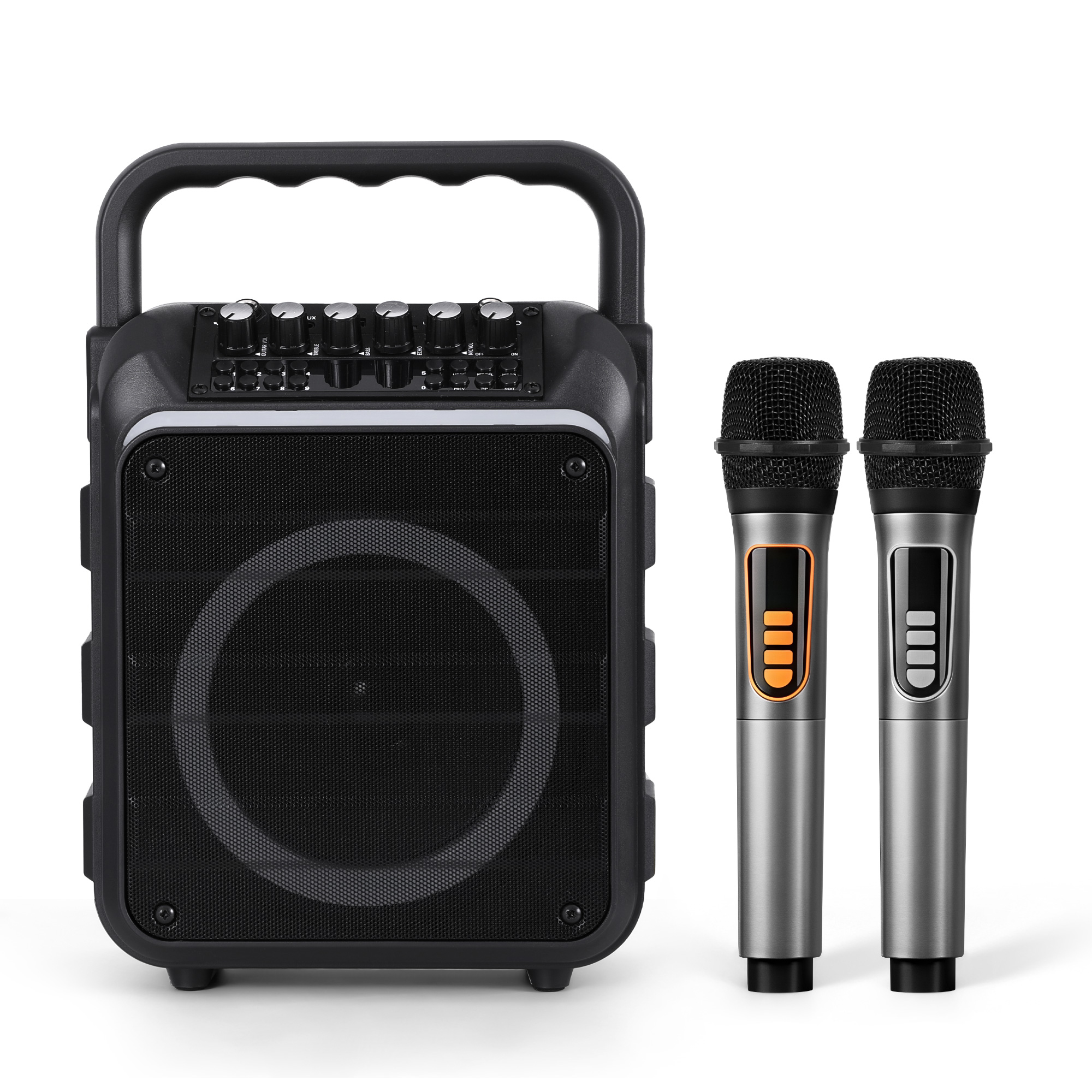 Alpha Portable Karaoke Machine with 2 Wireless Microphones Bluetooth 5.3 — image 3