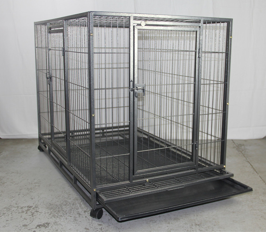 YES4PETS XL Pet Dog Cat Cage Metal Crate Kennel Portable Puppy Cat Rabbit House — image 2