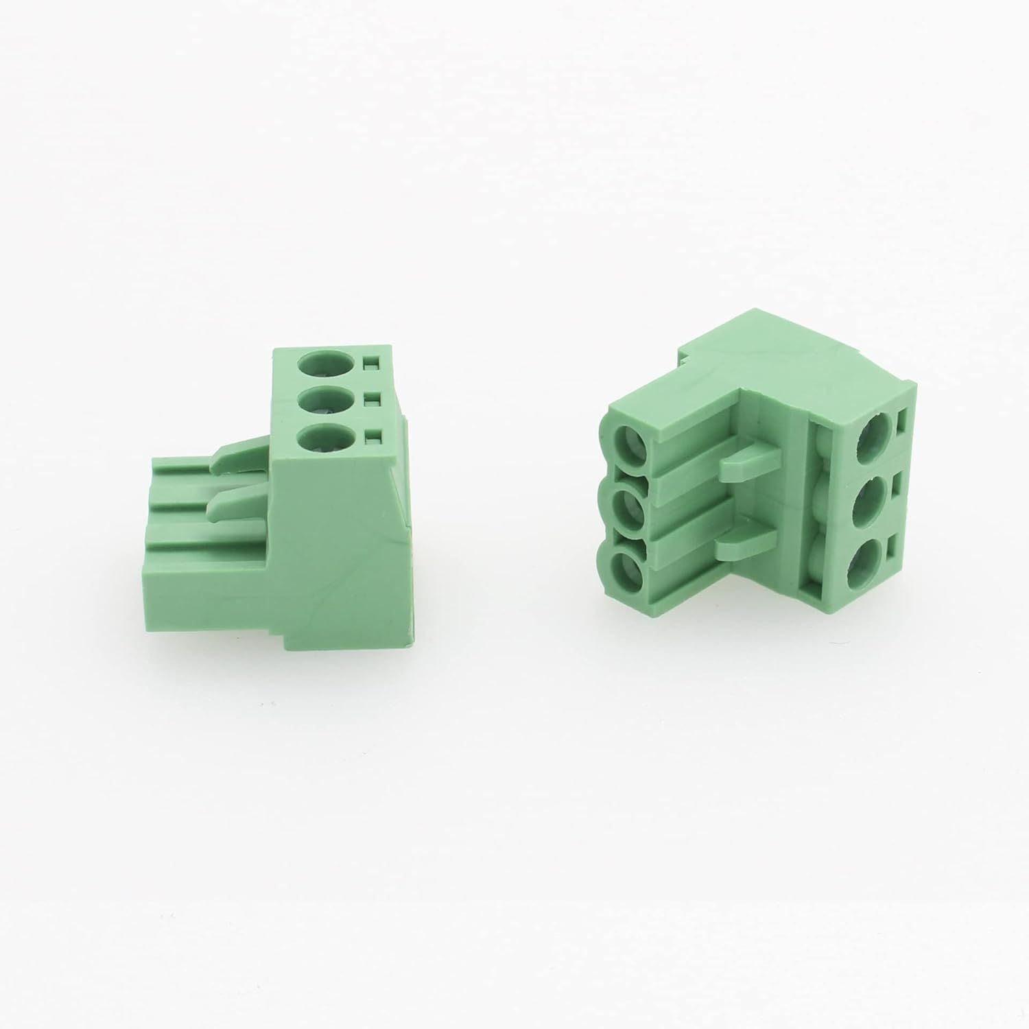 10 Pcs Green 5.08mm Pitch 3P Pluggable Teminal Blocks Connector Socket Adapters โ image 4