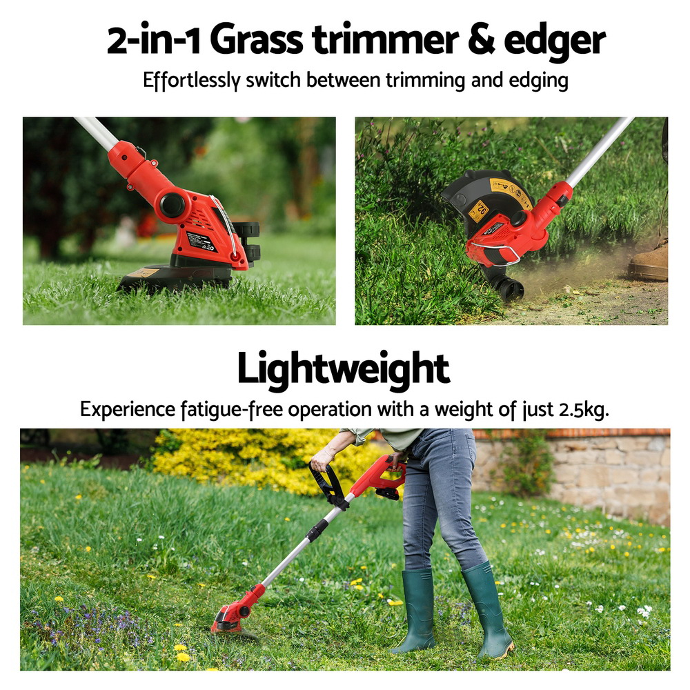 Giantz 20V Cordless Line Trimmer Lawn Whipper Grass Snipper — image 4